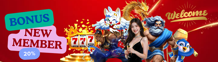 WELCOME BONUS NEW MEMBER 20%